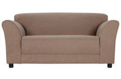 HOME Jenna Regular Fabric Sofa - Mink